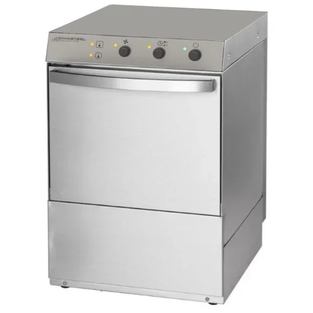 Industrial Dishwasher 50x50 cm with Integrated Detergent and Rinse Aid Dispenser + Drain Pump - Refurbished