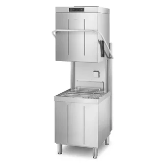 Professional Hood Dishwasher Easyline 50x50 cm with Detergent Dispenser, Built-in Booster Pump and Drain Pump - Model SHR+