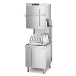 Professional Hood Dishwasher Easyline 50x50 cm with Detergent Dispenser, Built-in Booster Pump and Drain Pump - Model SHR+