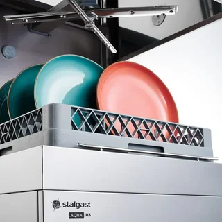 Professioneller Haubenspülmaschine Digital 50x50cm mit automatischem Dosiersystem