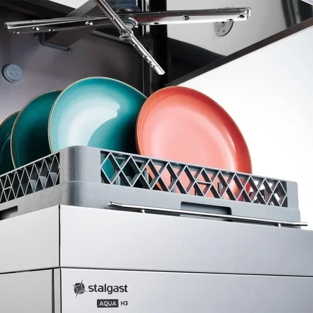 Professioneller Haubenspülmaschine Digital 50x50cm mit automatischem Dosiersystem