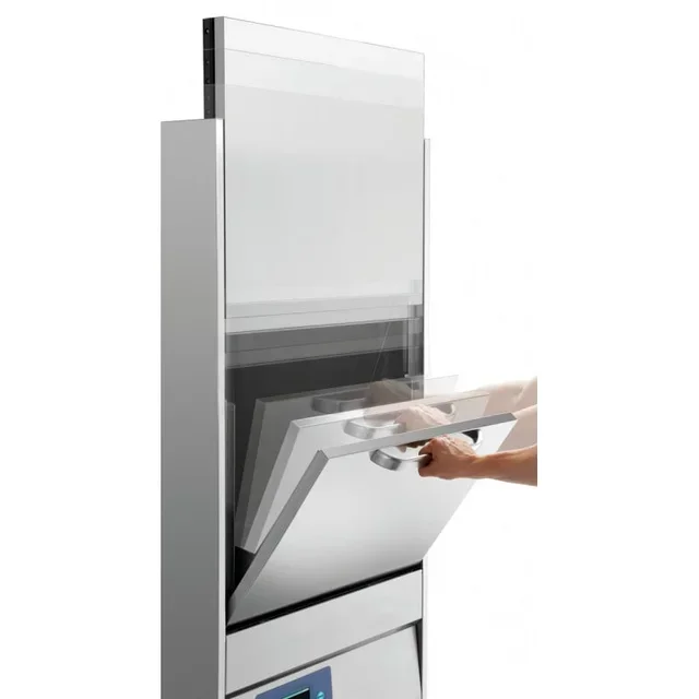 Professionelle Haubenspülmaschine mit Integriertem Waschmittel-Dosiersystem