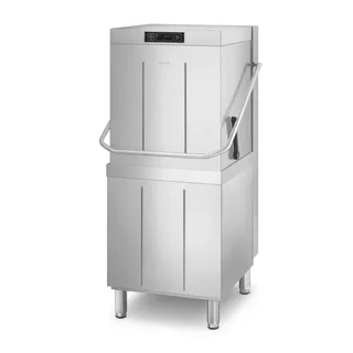 Professional Hood-Type Dishwasher Easyline 50x50 cm - Built-in Detergent Dispenser, Booster Pump, Water Softener and Drain Pump