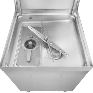 Professional Hood-Type Dishwasher Easyline 50x50 cm - Built-in Detergent Dispenser, Booster Pump, Water Softener and Drain Pump