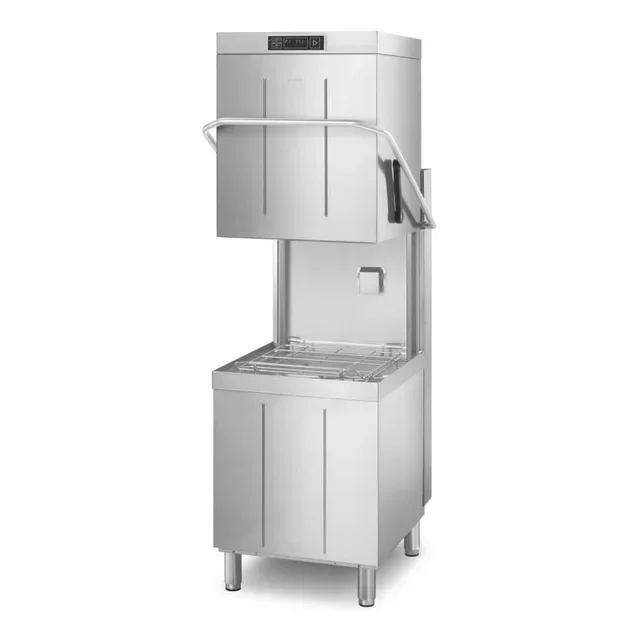 Professional Hood-Type Dishwasher Easyline 50x50 cm - Built-in Detergent Dispenser, Booster Pump, Water Softener and Drain Pump