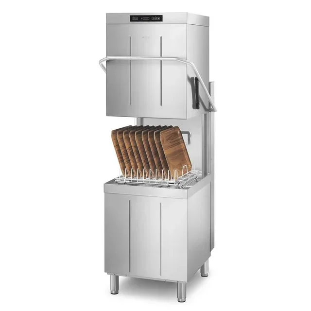 Professional hood dishwasher Ecoline 50x50 cm - Electronic control