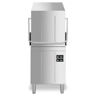 Lavavajillas Profesional Ecoline de Capota - Bomba de Desagüe, Dispensador de Detergente - Cesta 50x50 cm