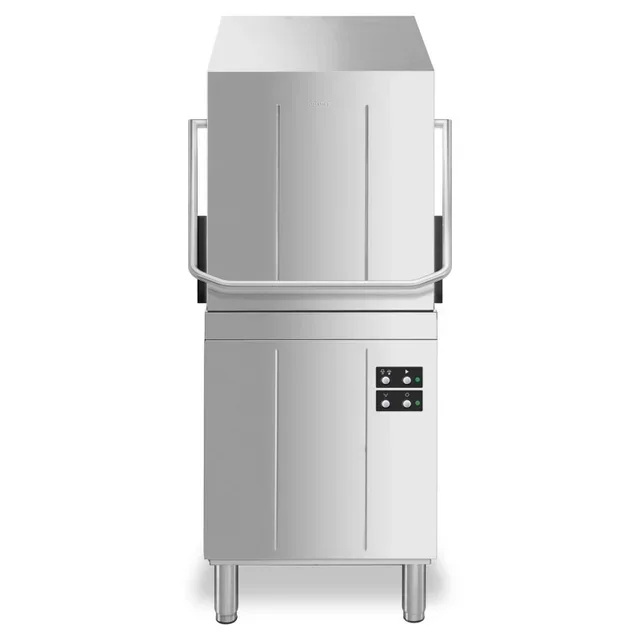 Professional Ecoline Hood Type Dishwasher - Drain Pump, Detergent Dispenser - 50x50 cm Rack