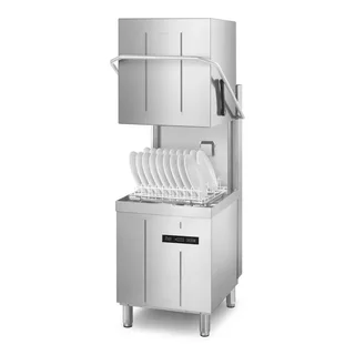 Professional Hood-Type Dishwasher Ecoline 50x50 cm - Detergent Dispenser, Booster Pump, Water Softener, Drain Pump Integrated