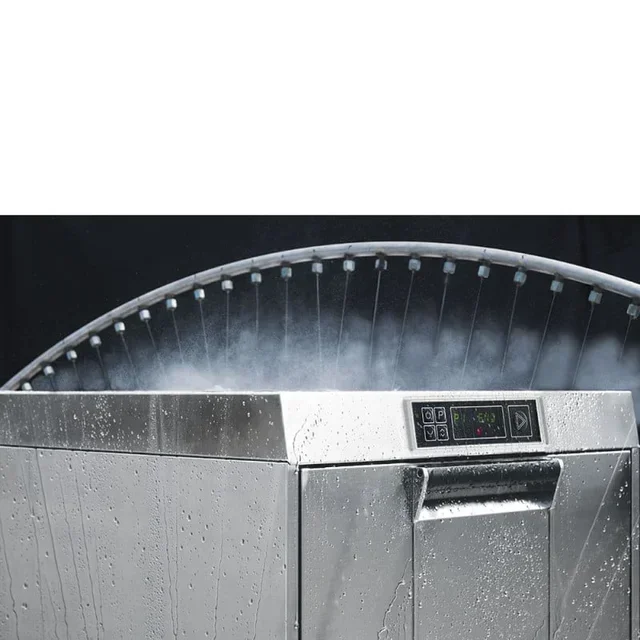 Lave-Vaisselle Easyline Professionnel 50x50cm - Pompe de Vidange Intégrée, Surpresseur, Adoucisseur d'Eau et Doseurs Automatiques