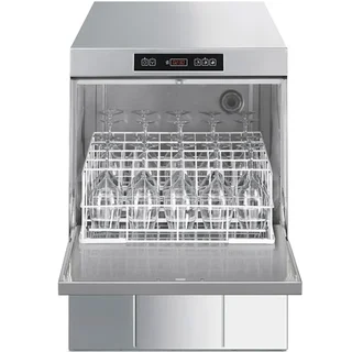 Professional Dishwasher Ecoline 50x50 - Drain Pump, Booster Pump, Built-in Softener - Rinse Aid & Detergent Dispenser