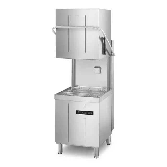 Ecoline Hood-Type Dishwasher 50x50 cm with Detergent Dispenser, Booster Pump and Drain Pump Integrated