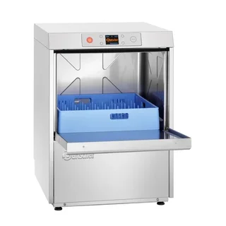 Lavastoviglie Professionale con Pompa di Scarico Integrata e Sistema di Dosaggio Automatico - Formato Quadrato 50x50 cm