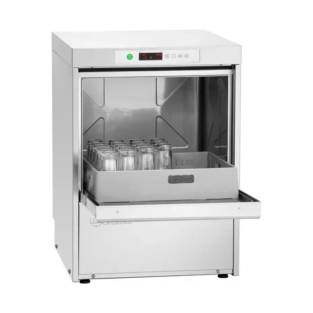 Máquina de Lavar Louça Profissional com Bomba de Drenagem, Amaciador de Água e Dispensador de Detergente Integrado - Formato 50x50 cm