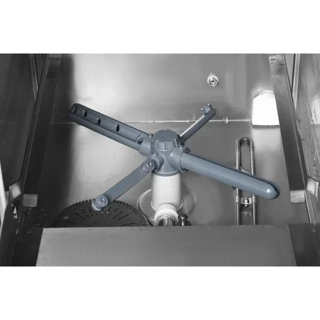 Lavabicchieri Bar con Pompa Dosatrice Integrata per Risciacquo e Detersivo - Superficie 40x40 cm