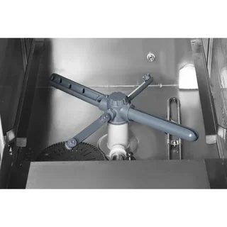 Lave-Verre Professionnel 40x40 cm avec Pompe de Vidange Intégrée - Distributeur Liquide Rinçage et Détergent