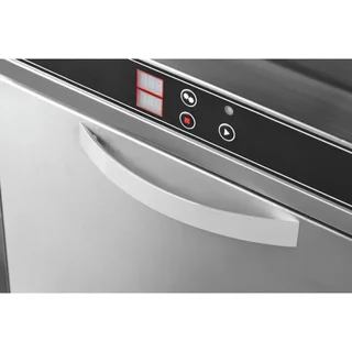 Lave-Verre Professionnel 40x40 cm avec Pompe de Vidange Intégrée - Distributeur Liquide Rinçage et Détergent