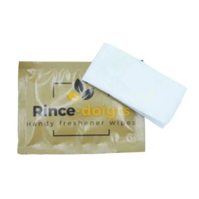 Lemon Moist Finger Wipes - Pack of 1000 Units