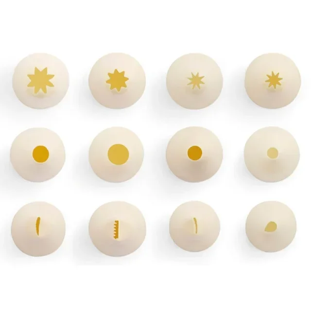 Set di 12 Beccucci da Pasticceria Assortiti