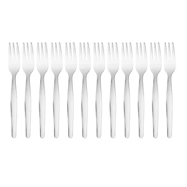Dessert Fork Stainless Steel - Set of 12 Pieces