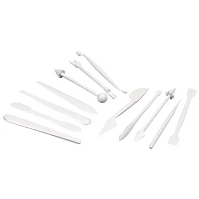 Box of 12 Double Modeling Tools for Marzipan and Pastry