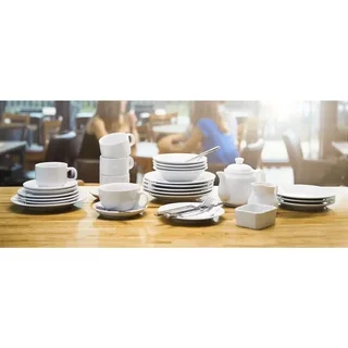 12er Set Latte Kaffeetassen 285ml Keramik
