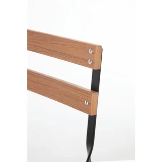 Cadeiras de Bistrô Estilo Madeira - Conjunto de 2