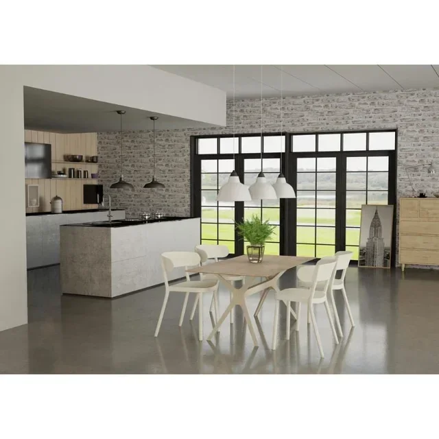 Casino Dining Chair - Grey Green - Set of 2 chairs