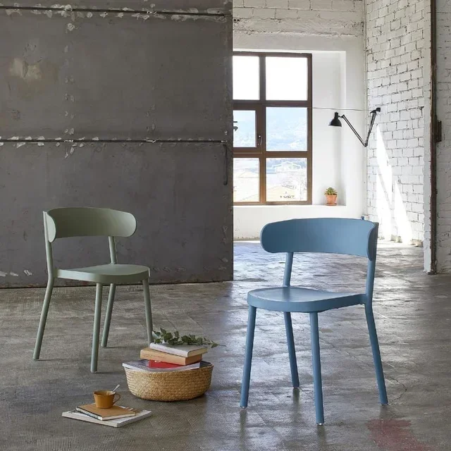 Casino Esszimmerstuhl - Grau Grün - 2er Set