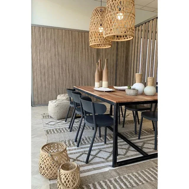 Casino Esszimmerstuhl - Grau Grün - 2er Set