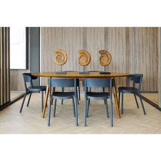 Casino Esszimmerstuhl - Grau Grün - 2er Set