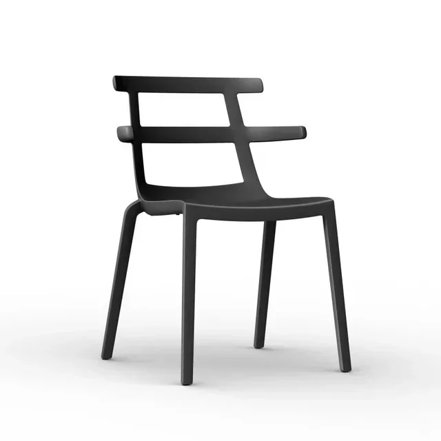 Tokyo High Bar Chair Black - Set of 2 Contemporary Design Chairs