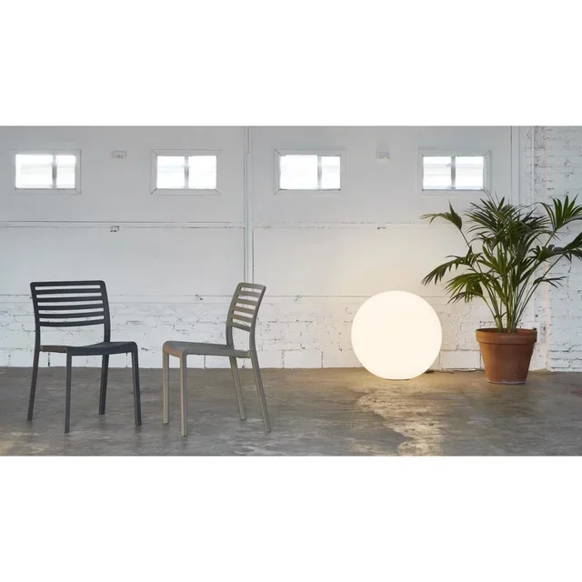 Cadeira Lama - Cor Areia - Conjunto de 2 Cadeiras de Design