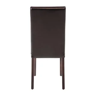 Lote de 2 Sillas Diseño Polipiel Negras - Estilo Contemporáneo