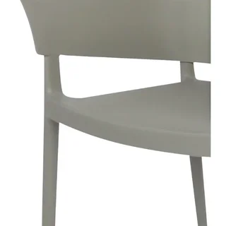 Lorenzo Café Grey Armchair – Set of 2 – Contemporary Style & Premium Comfort