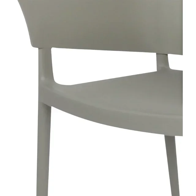 Lorenzo Café Grey Armchair – Set of 2 – Contemporary Style & Premium Comfort