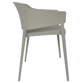 Lorenzo Café Grey Armchair – Set of 2 – Contemporary Style & Premium Comfort