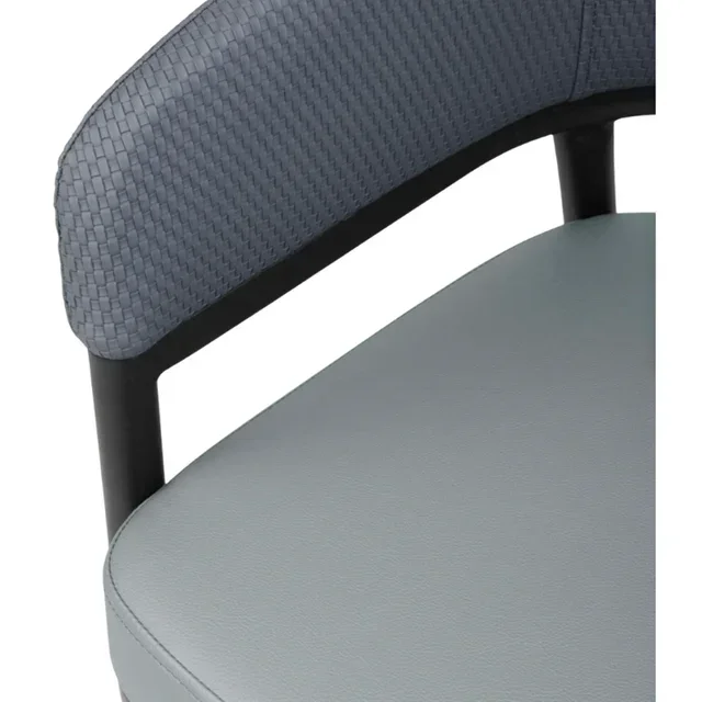 Pack of 2 Meridian PVC Blue Armchairs