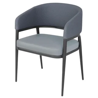 Pack of 2 Meridian PVC Blue Armchairs