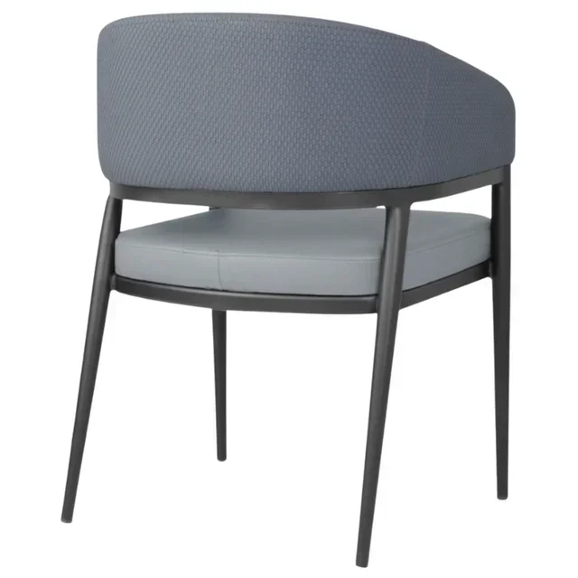 Pack of 2 Meridian PVC Blue Armchairs