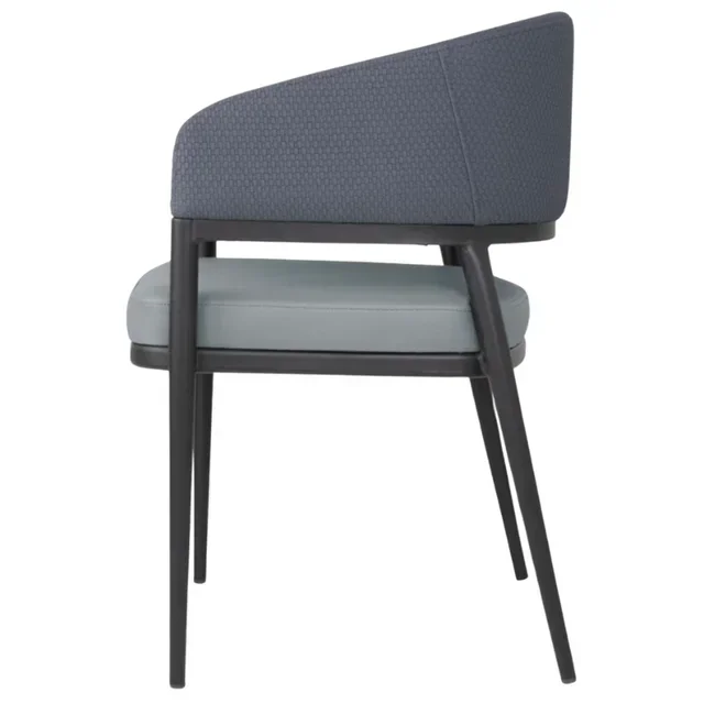 Pack of 2 Meridian PVC Blue Armchairs