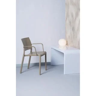 Conjunto de 2 Poltronas New Fiona Cor Areia