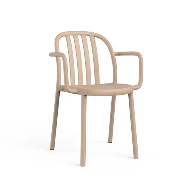 2er-Set Sue Lamas Sessel in Sandfarbenem Stoff