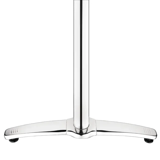 Double Table Leg in Aluminum - Pack of 2 Pieces