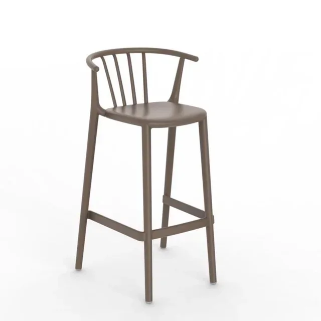 Bar Stool Woody - Chocolate - Set of 2