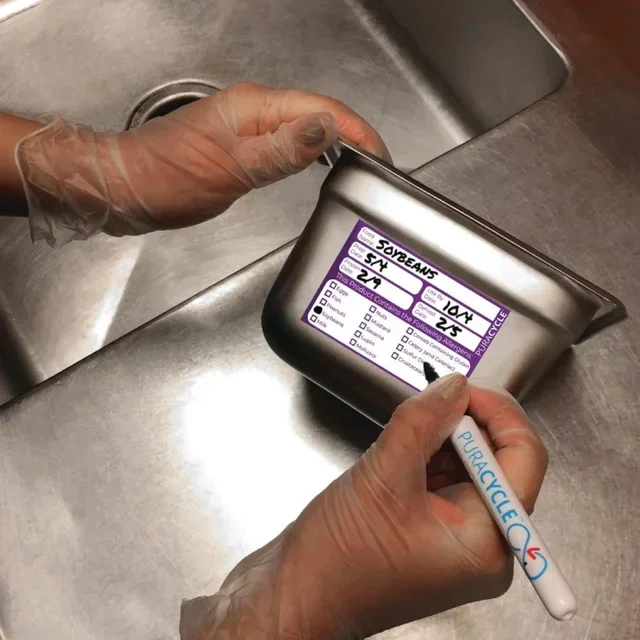 Pack of 20 Reusable Food Allergen Labels