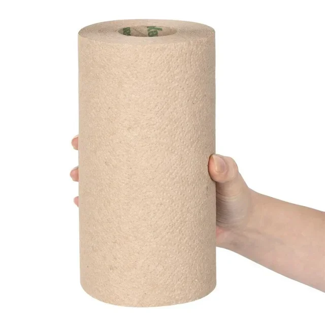 Lot de 24 Rouleaux Essuie-Tout Écologiques - 75 Feuilles Recyclées par Rouleau
