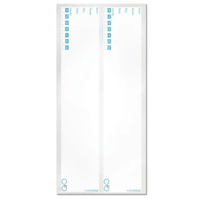 Reusable Bottle Traceability Labels - Pack of 25