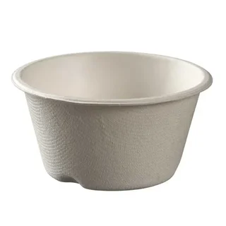 Ökologisches Bodega Glas aus Zuckerrohrpulpe 180ml - Packung mit 25 Stück