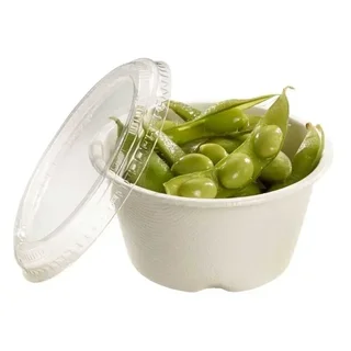 Ökologisches Bodega Glas aus Zuckerrohrpulpe 180ml - Packung mit 25 Stück